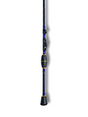 Canne Walleye Serial Killer par Cannes Boréal – vue de la poignée en fibre de carbone avec porte-moulinet slide-lock, conçue pour un ressenti direct et une légèreté maximale.
